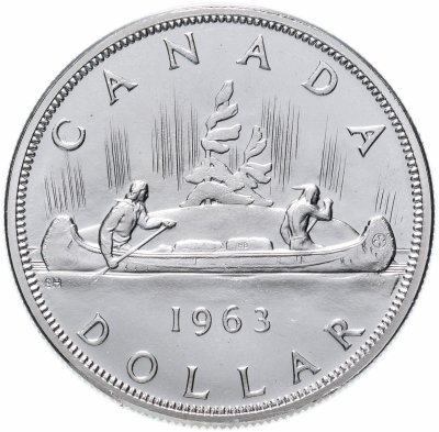 купить Канада 1 доллар (dollar) 1963