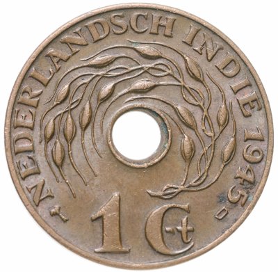 купить Голландская Ост-Индия 1 цент 1945