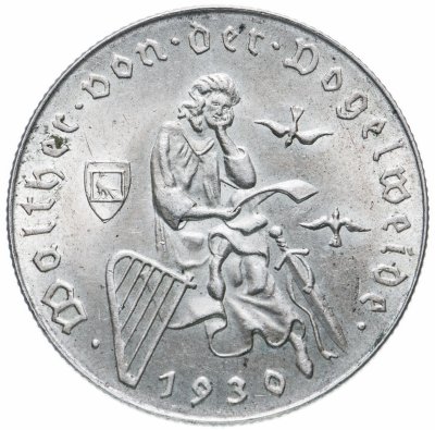 купить Австрия 2 шиллинга (shillings) 1930 "700 лет со дня смерти Вальтера фон дер Фогельвейде"