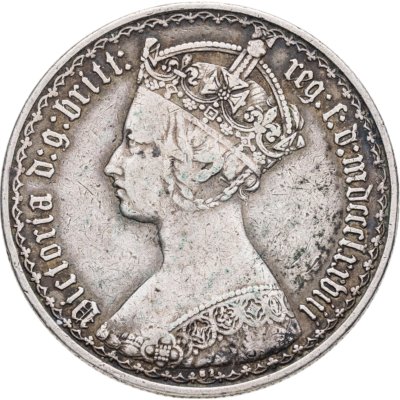 купить Великобритания 2 шиллинга (флорин, shillings) 1878 (т.н. "готический")