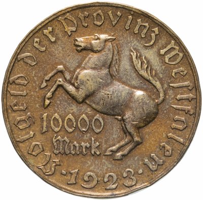 купить Германия, Вестфалия 10000 марок 1923 "Генрих Фридрих Штейн" нотгельд