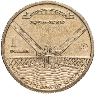 купить Австралия 1 доллар 2007 "75 лет мосту Харбор-Бридж"