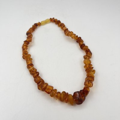 купить Бусы винтажные с бусинами различных форм, янтарь, СССР, 1960-1990 гг.