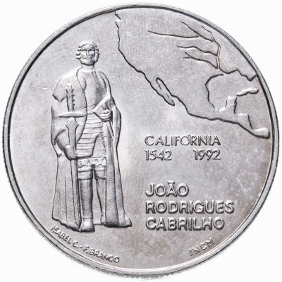 купить Португалия 200 эскудо (escudos) 1992 "450 лет с момента открытия Калифорнии"