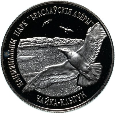купить Беларусь 1 рубль 2003 Браславские озера - Чайка серебристая