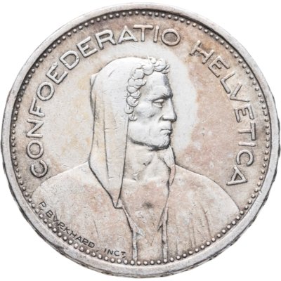 купить Швейцария 5 франков (francs) 1932-1954