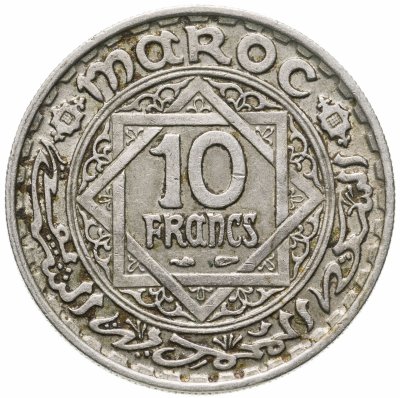 купить Марокко 10 франков (francs) 1947