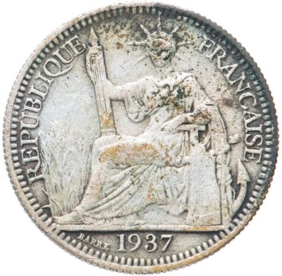 купить Французский Индокитай 10 сантимов (centimes) 1937