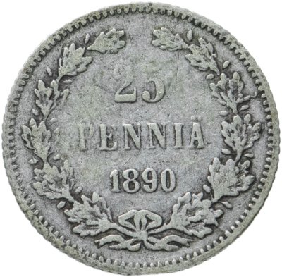 купить 25 пенни (pennia) 1890 L