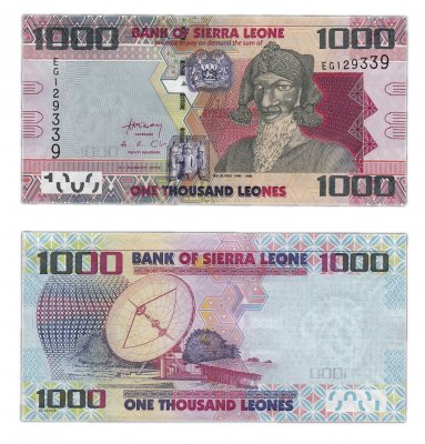 купить Сьерра-Леоне 1000 леоне 2013 год Pick 30b