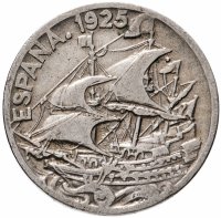 Купить Испания 25 сентимо (centimos) 1925