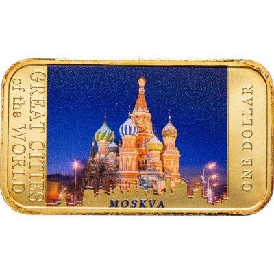 купить Фиджи 1 доллар 2015 "Великие города мира - Москва"