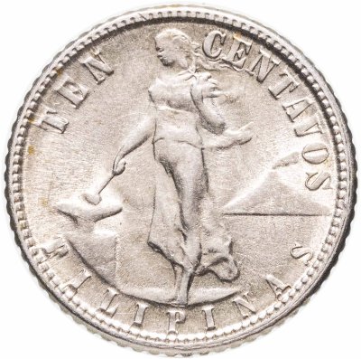 купить Филиппины 10 сентаво (centavos) 1944