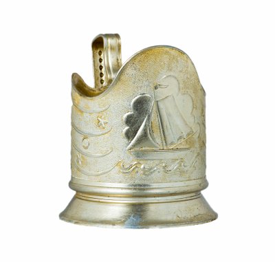 купить Подстаканник "Парусник", алюминий, СССР, 1970-1990 гг.