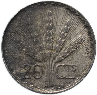 купить Уругвай 20 сентесимо (centesimos) 1942
