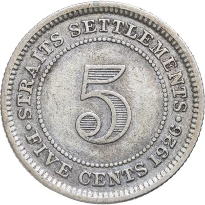 купить Стрейтс Сеттлментс 5 центов 1926