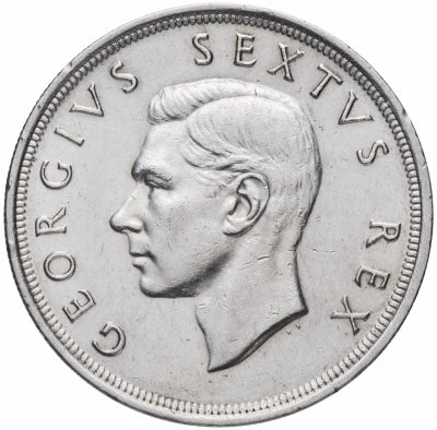 купить Южная Африка 5 шиллингов 1952 "300 лет основанию Кейптауна"
