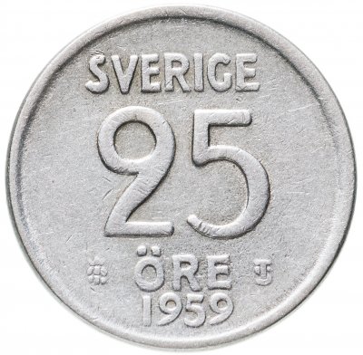 купить Швеция 25 эре (ore) 1919