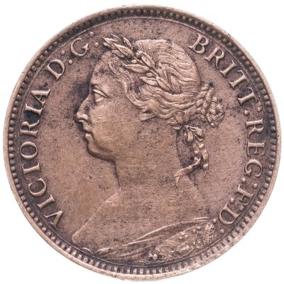 купить Великобритания 1 фартинг (farthing) 1886