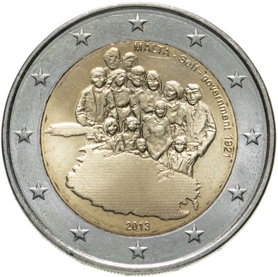 купить Мальта 2 евро (euro) 2013 "100 лет Самоуправлению Мальты"