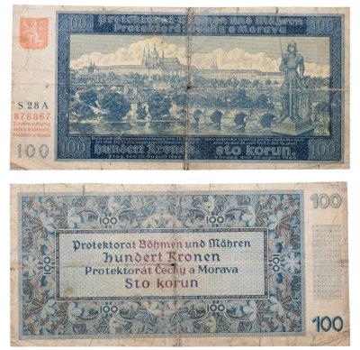 купить Богемия и Моравия 100 крон 1940
