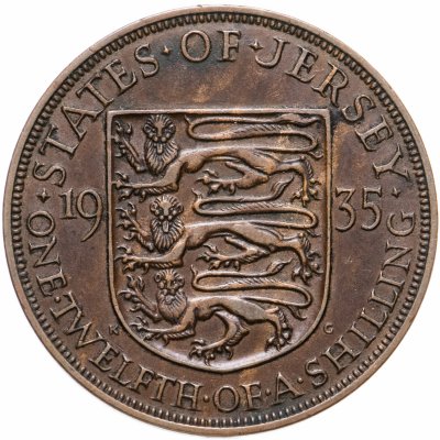 купить Джерси 1/12 шиллинга (shilling) 1935