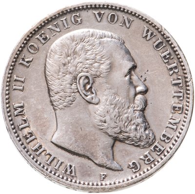 купить Германия (Вюртемберг) 3 марки (mark) 1910