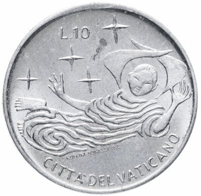 купить Ватикан 10 лир (lire) 1969