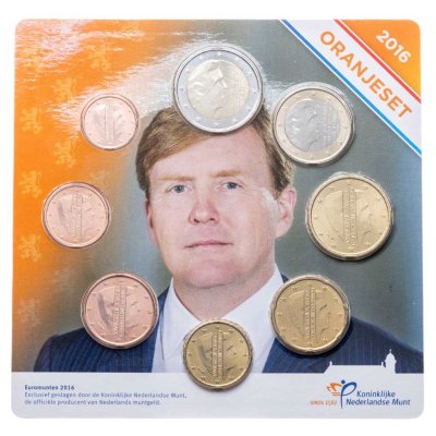 купить Нидерланды 2016 набор евро из 8 монет