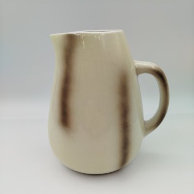 купить Кувшин с декором в полоску, фаянс, аэрография, Кировский фаянсовый завод, СССР, 1964-1965 гг.