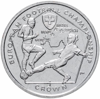 купить Остров Мэн 1 крона (crown) 2008 Чемпионат Европы 2008 по футболу