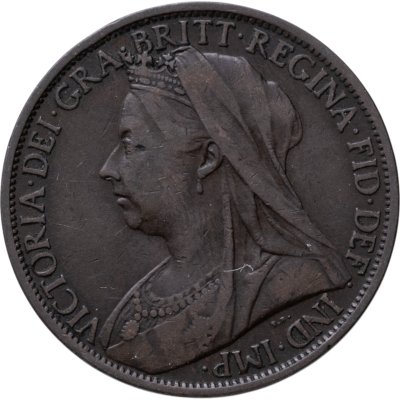 купить Великобритания 1 пенни (penny) 1901
