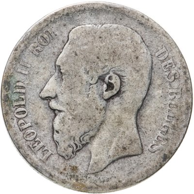 купить Бельгия 2 франка (francs) 1868