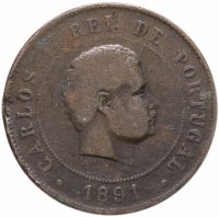 купить Португалия 20 рейс (reis) 1891
