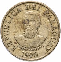Купить Парагвай 100 гуарани (guaranies) 1990