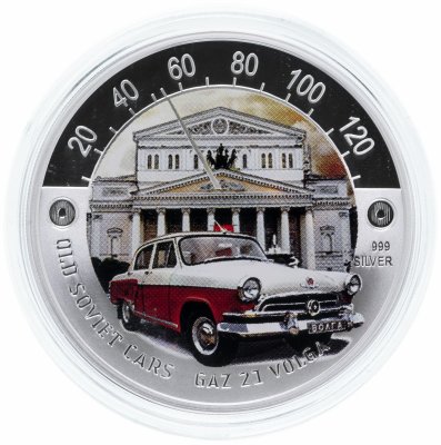 купить Ниуэ 2 доллара 2010 "Старые советские автомобили-Газ 21 «Волга»"