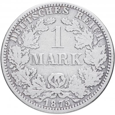 купить Германия 1 рейх марка 1875 "А"