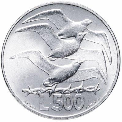 купить Сан-Марино 500 лир (lire) 1975 "Любовь у животных"