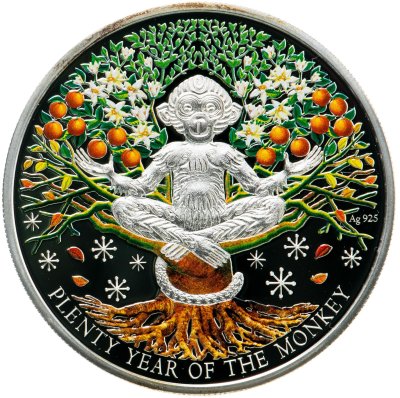 купить Ниуэ 1 доллар (dollar) 2016 "Богатого года обезьяны", в буклете