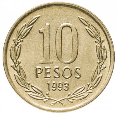 купить Чили 10 песо (pesos) 1993