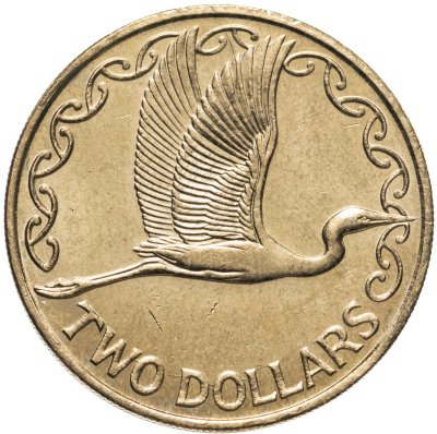 купить Новая Зеландия 2 доллара (dollars) 2008