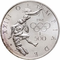 купить Сан-Марино 500 лир (lire) 1984 XXIII летние Олимпийские Игры, Лос-Анджелес 1984