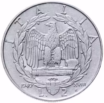 купить Италия 2 лиры 1940
