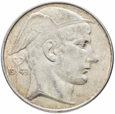 купить Бельгия 20 франков (francs) 1949-1955, случайный год