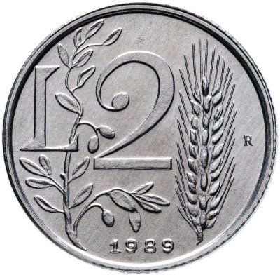 купить Сан-Марино 2 лиры (lire) 1989 "Шестнадцать веков истории"