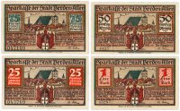 купить Германия (Ганновер : Ферден Аллер) набор из 4-х нотгельдов 1921 (1360.1/B2)