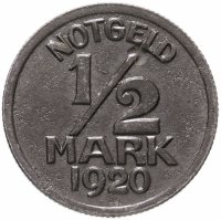 купить Германия (Варендорф), нотгельд 1/2 марки 1920