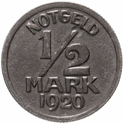 купить Германия (Варендорф), нотгельд 1/2 марки 1920