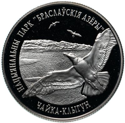 купить Беларусь 1 рубль 2003 Браславские озера - Чайка серебристая
