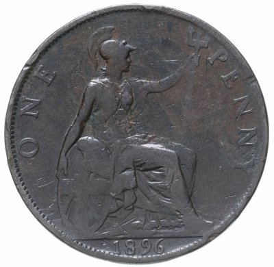 купить Великобритания 1 пенни (penny) 1896
